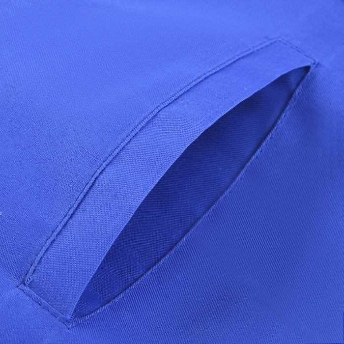 Grand Master Blue Lodge Apron -Royal Blue Velvet With Gold Metal Badge