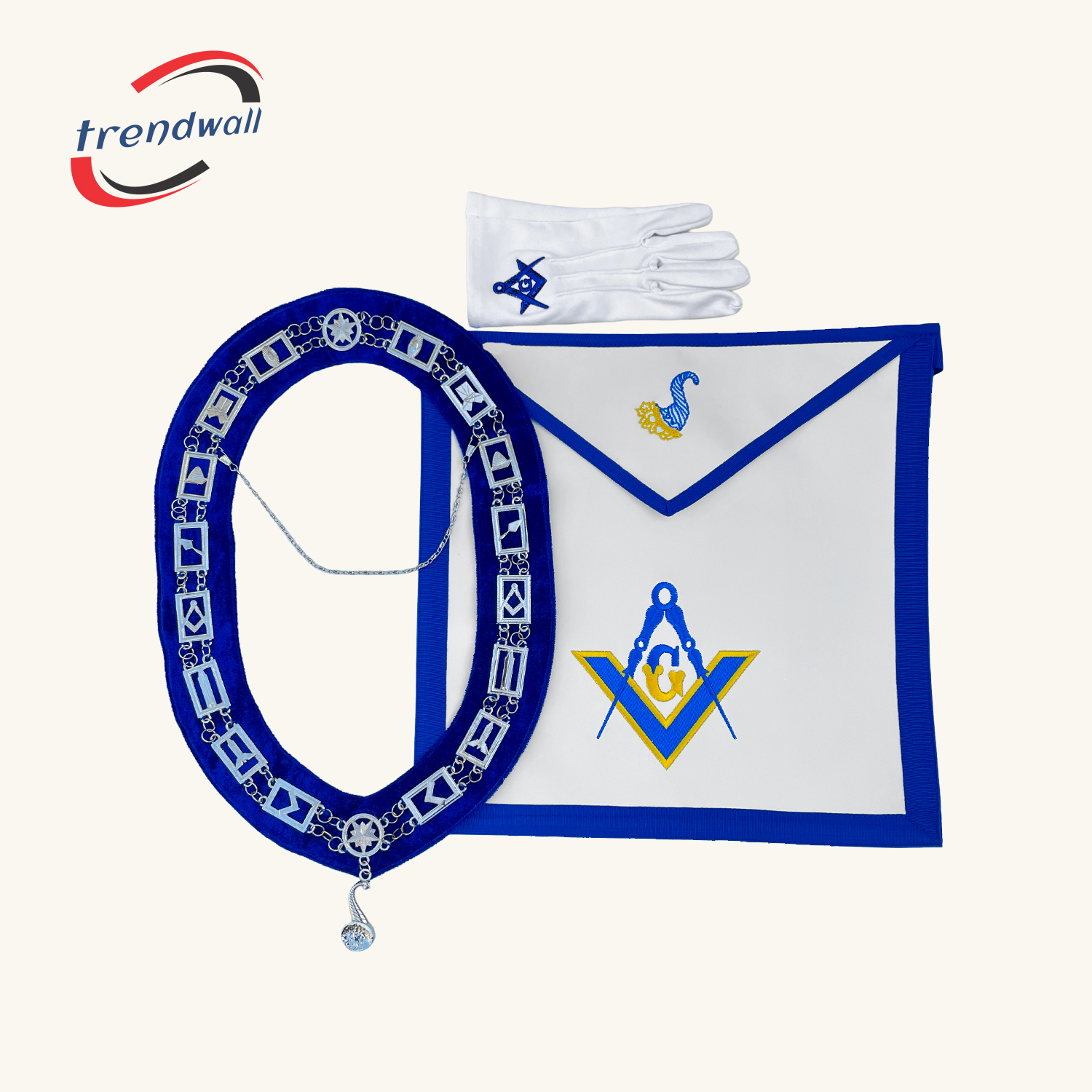 Senior Steward Blue Lodge Officer Apron