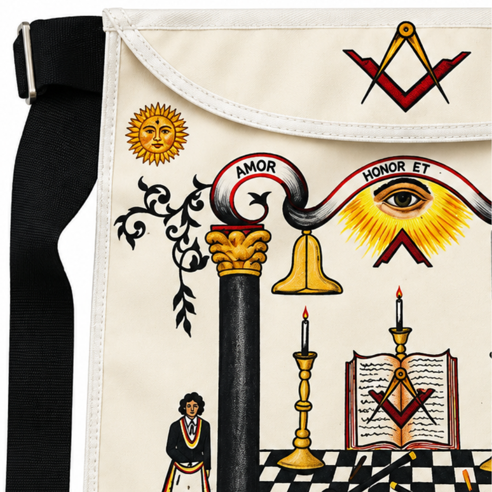Hand-Painted Apron