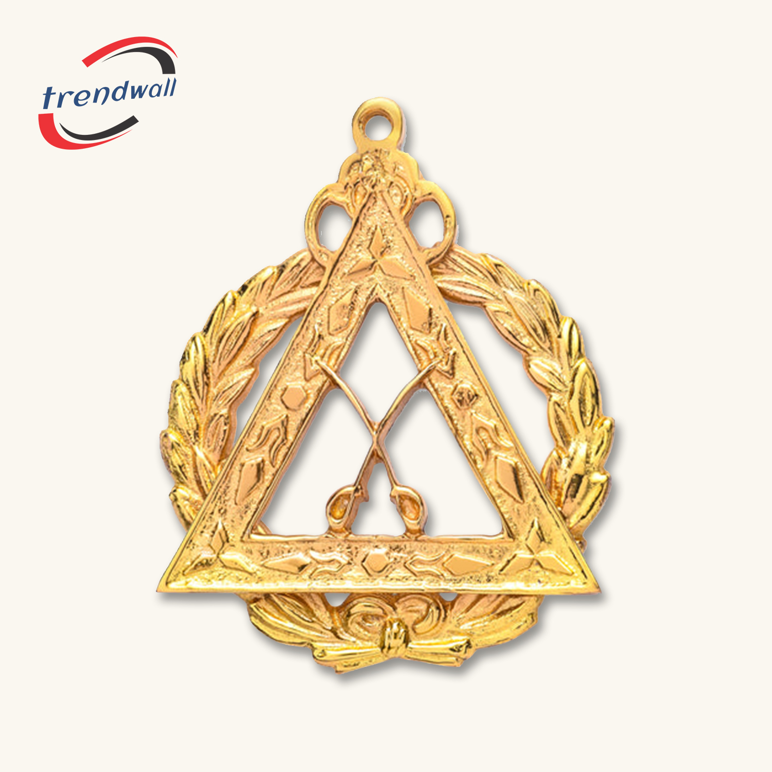 Grand Captain Royal Arch Chapter Officer Collar Jewel - Gold Plated