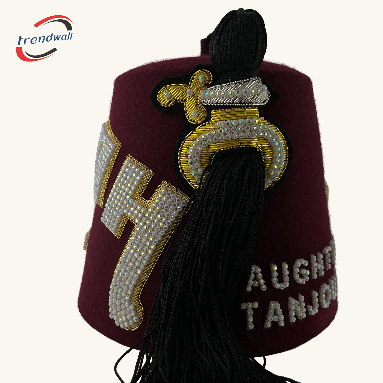 Masonic Shriners Burgundy Fez