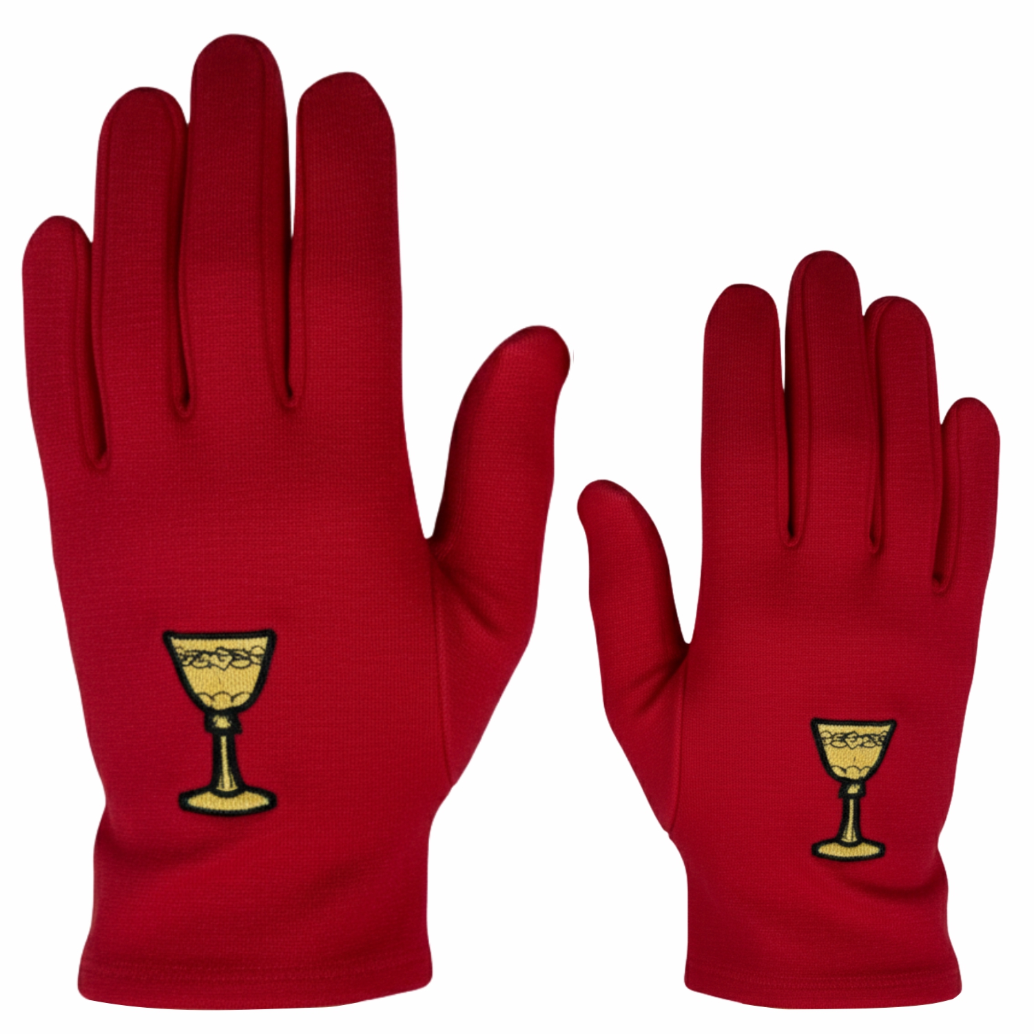 OES Cotton Gloves with Esther Emblem in Red Color