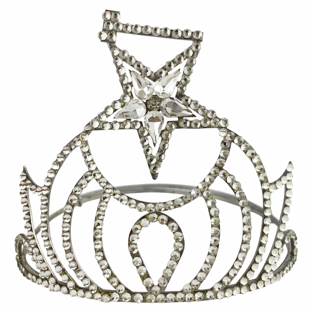 Masonic OES Grand Worthy Matron Crown with Gavel