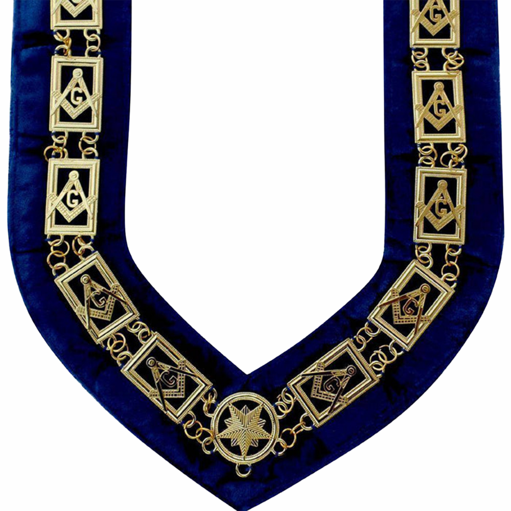Master Mason Blue Lodge Chain Collar