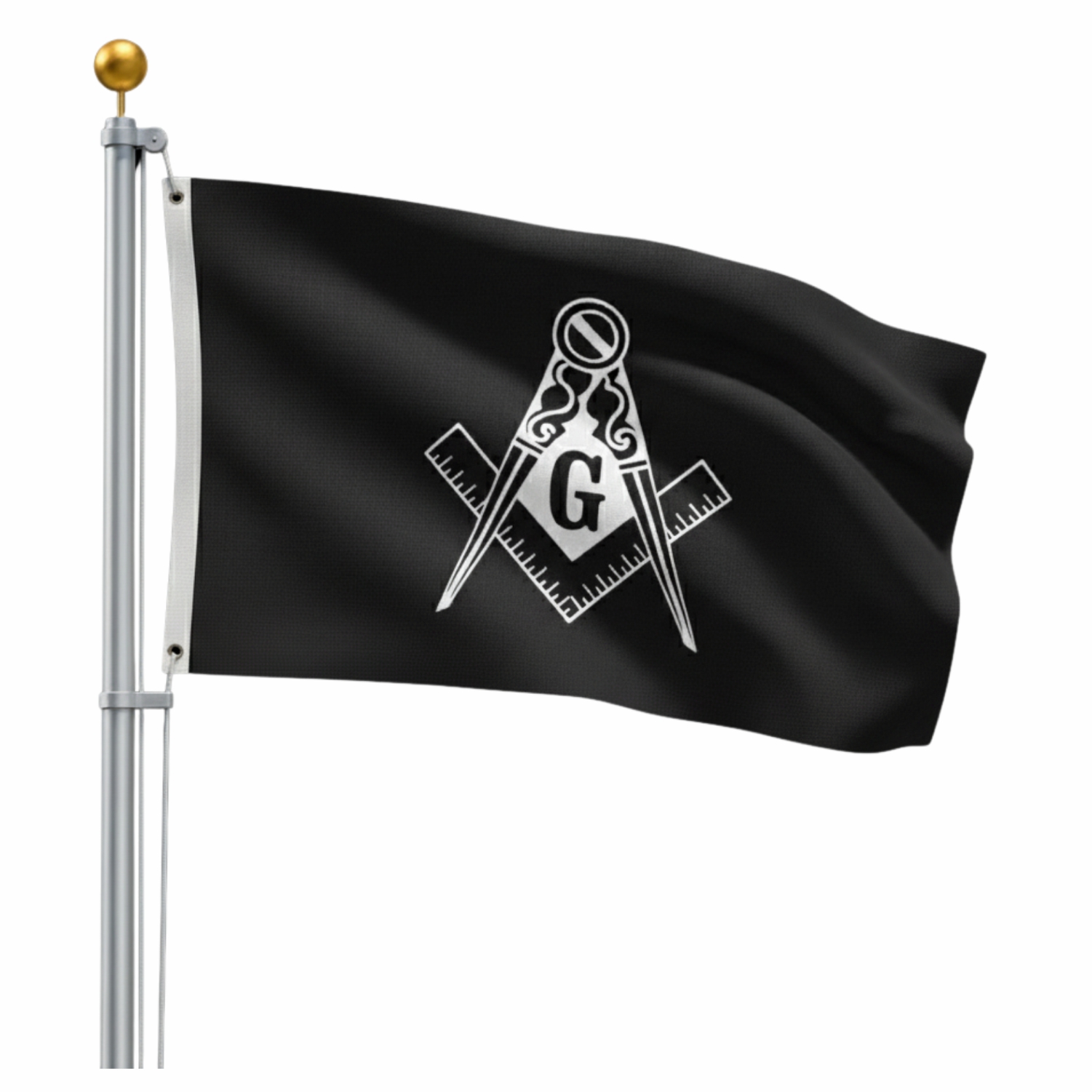 Masonic Blue Lodge Garden Flag