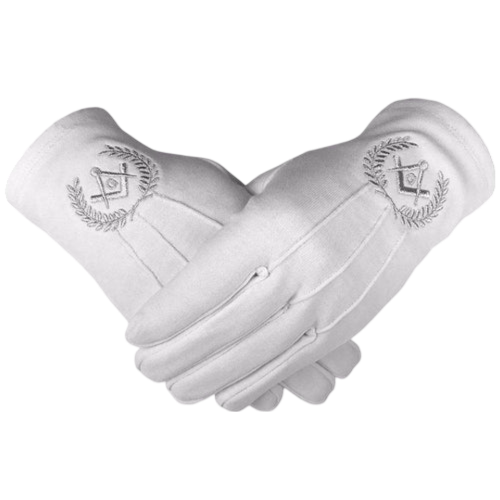 Master Mason Blue Lodge Gloves