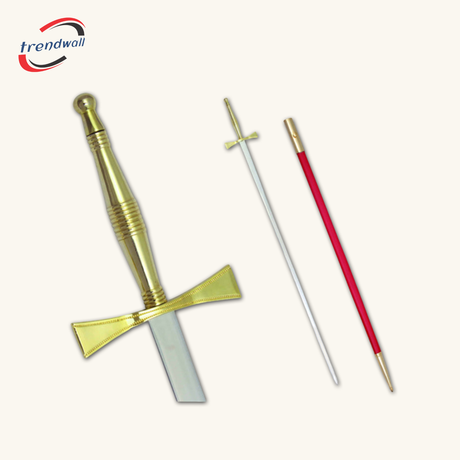 Masonic Sword - Gold Hilt with Red Scabbard