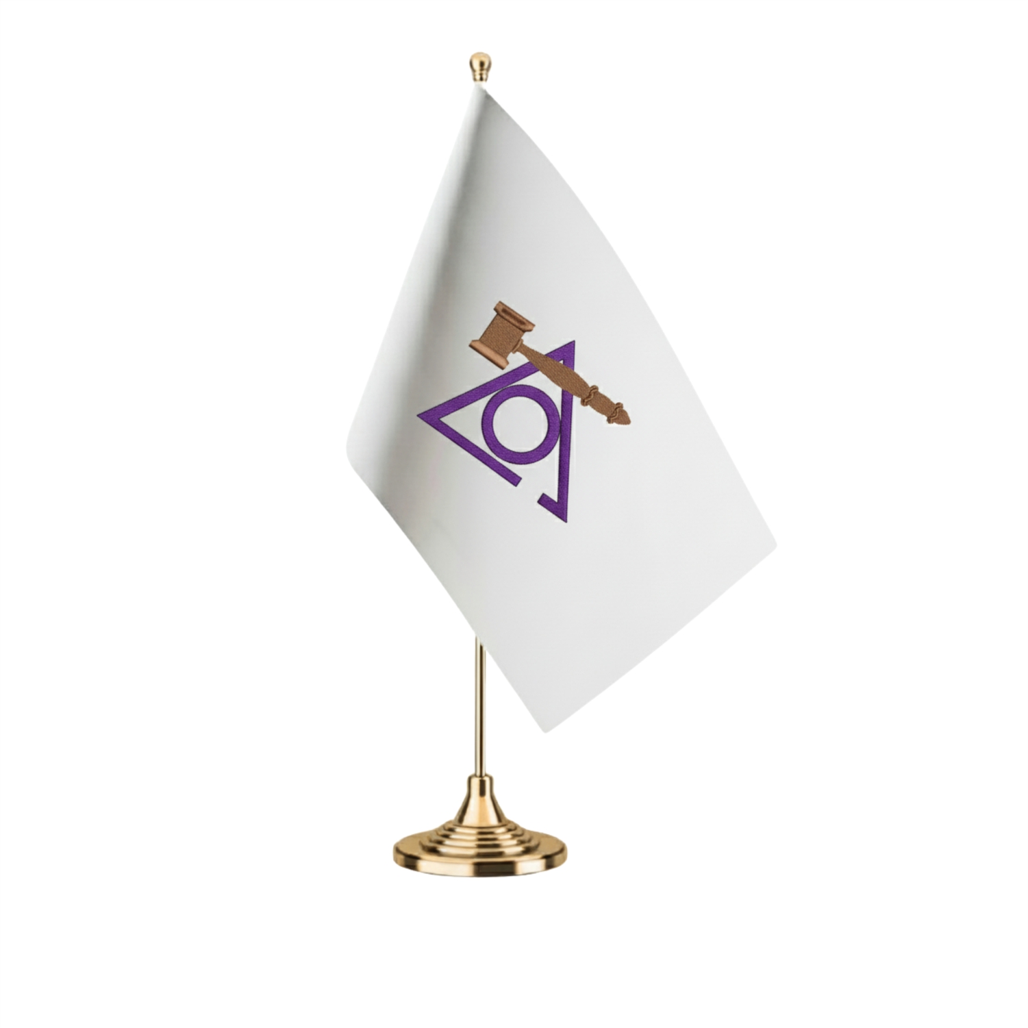 LOCOP with Gavel Desk Flag