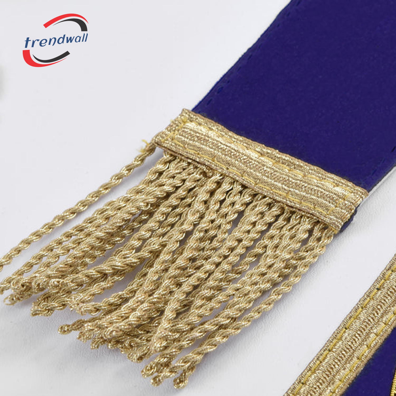 Grand Master Blue Lodge Apron -Royal Blue Velvet With Gold Metal Badge