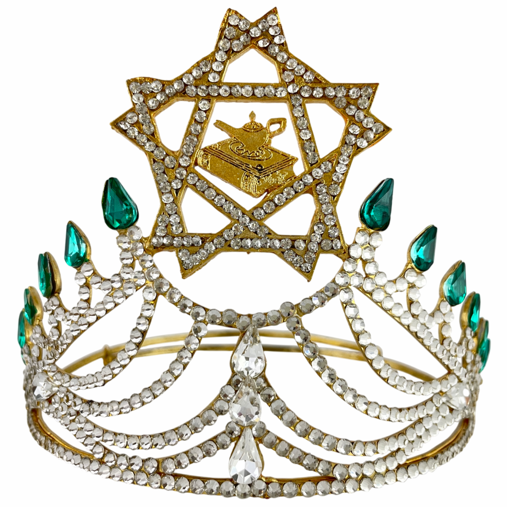 Masonic Freemason Regalia Crown Gold Tone Adjustable Fitting