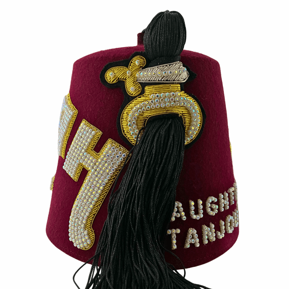 Shriners Burgundy Fez