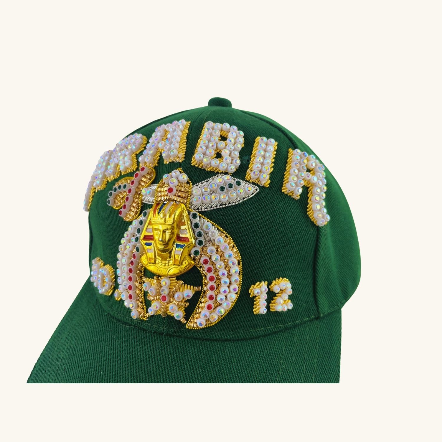 Masonic Shriners Baseball Cap – Double Row With Side Emblems