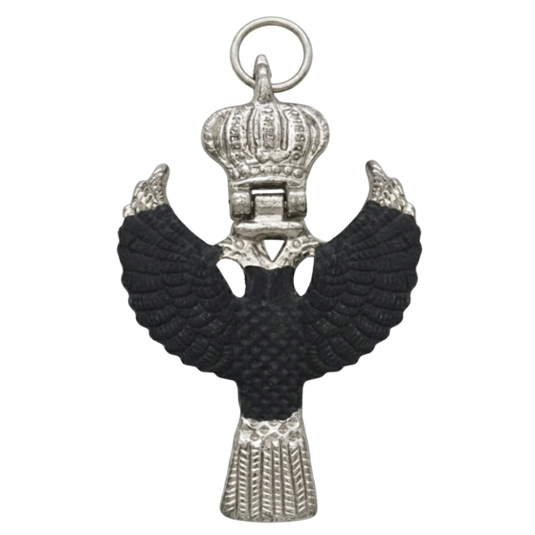 31st Degree Rose Croix Scottish Rite Collarette Jewel Black Silver Crown