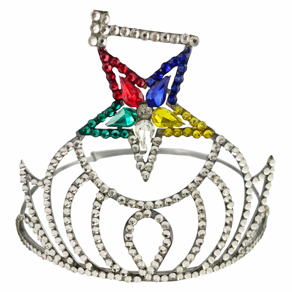 Past Matron OES Crown with Gavel