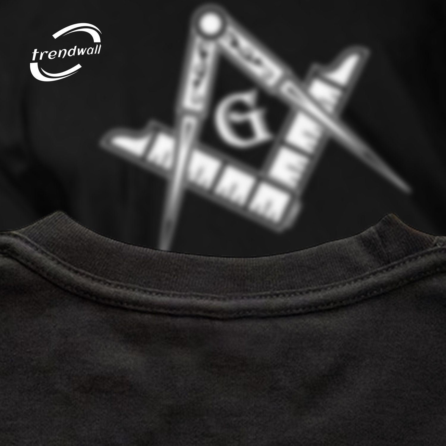 Masonic Black V-Neck T-Shirt 