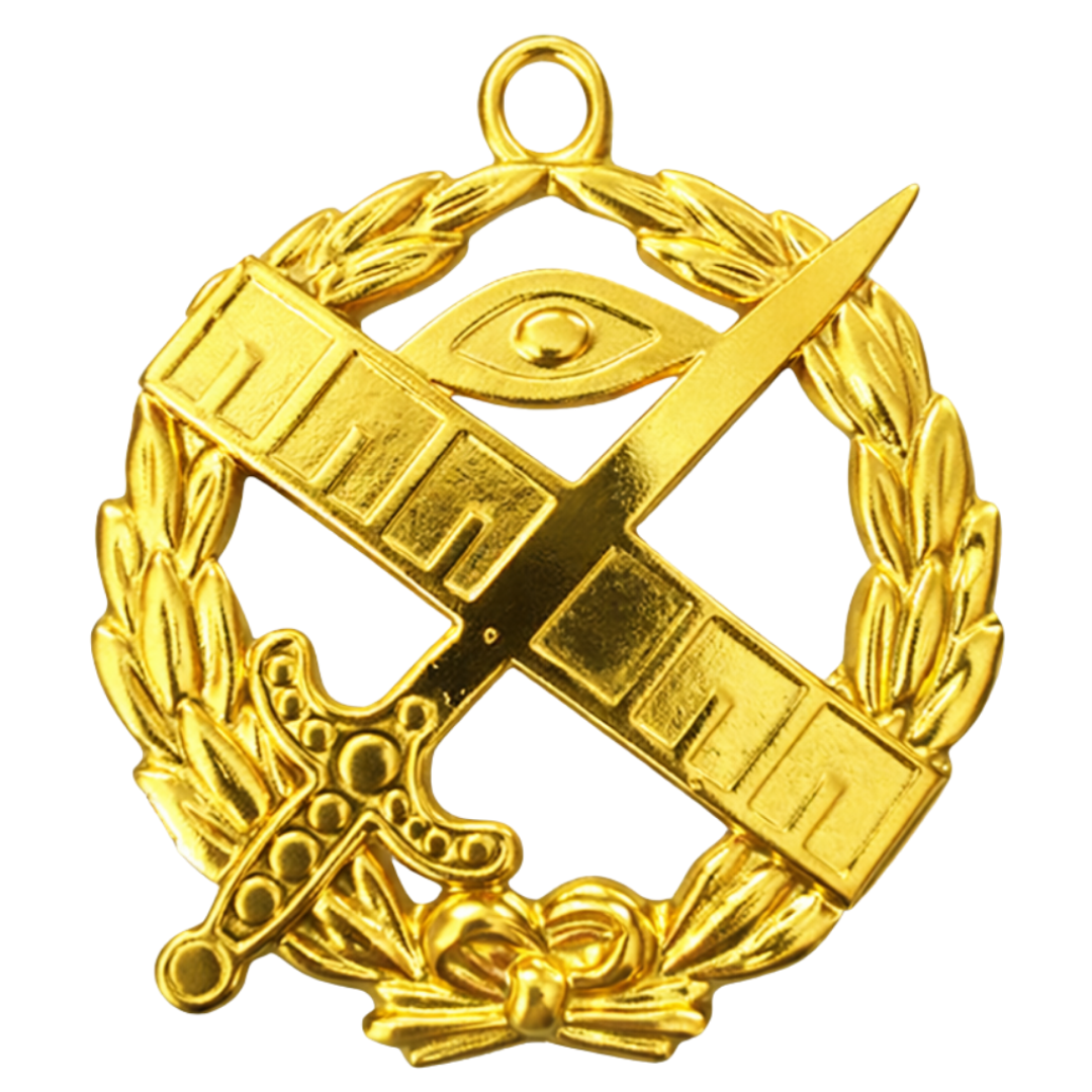 Grand Expert Blue Lodge Officer Collar Jewel - Gold Metal