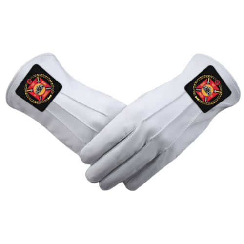Knights Templar Commandery Gloves