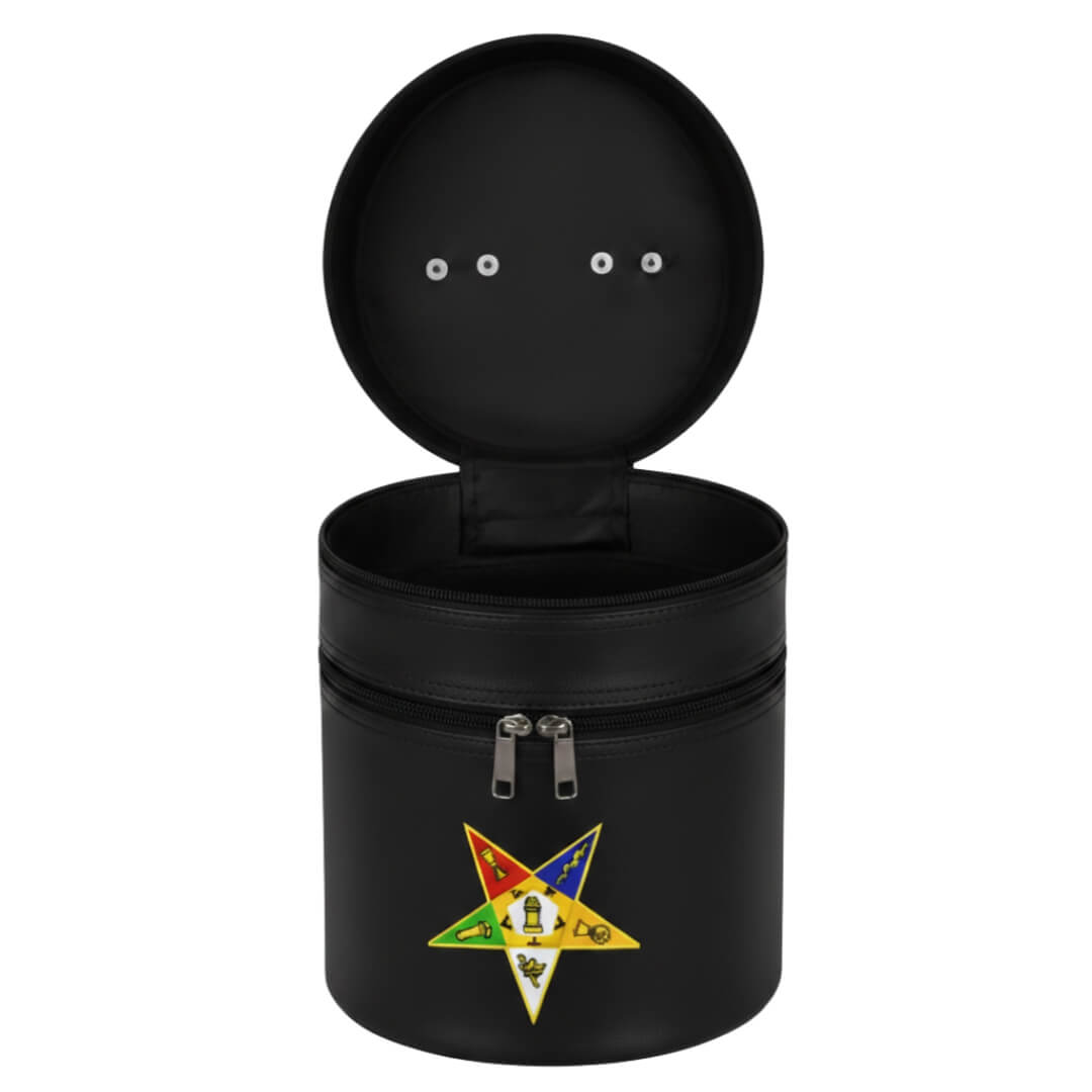 Masonic OES Fez Case Black Color Dual Step