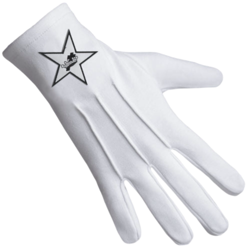Ladies Knight Knights Templar Commandery Gloves