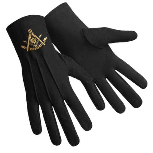 Past Master Blue Lodge California Regulation Gloves