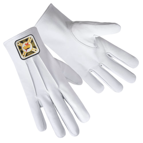 Knights Templar Commandery Gloves