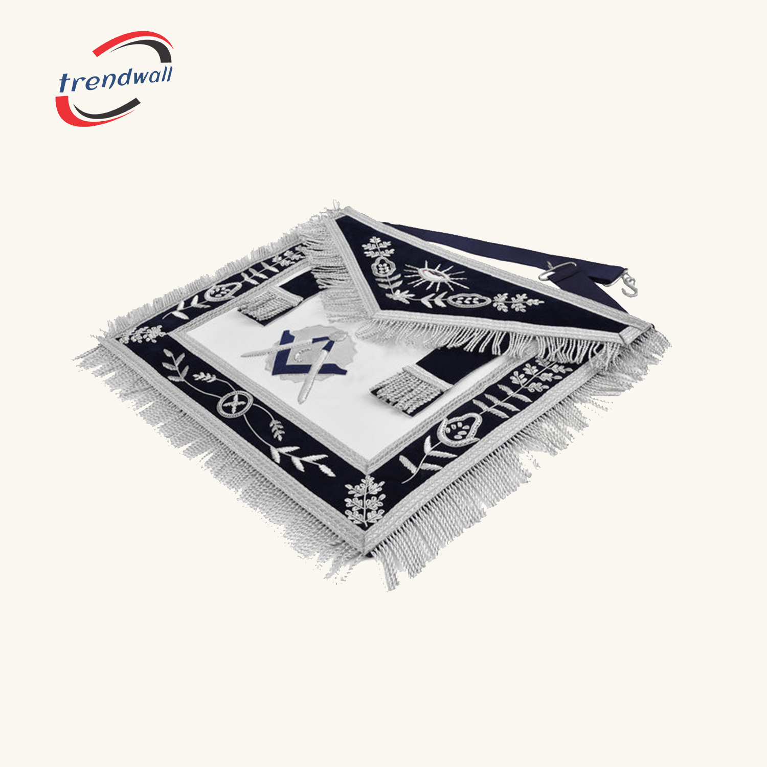 Junior Deacon Blue Lodge Officer Apron - Dark Blue