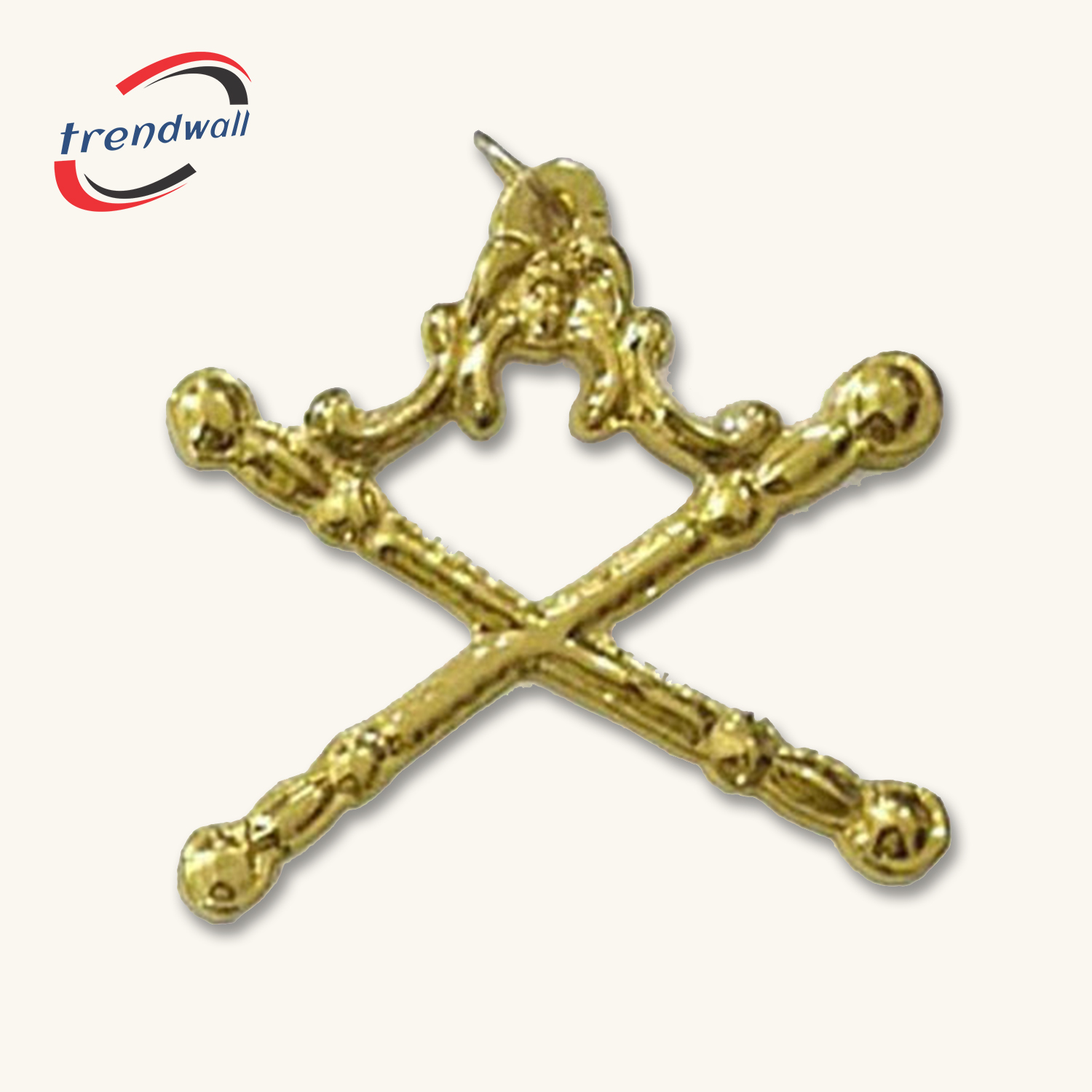 Marshal Blue Lodge Officer Collar Jewel - Gold Metal