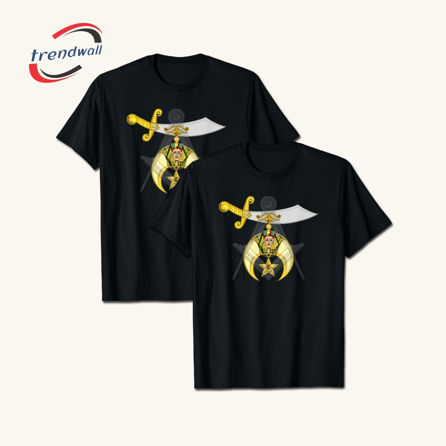 Masonic Shriner Overlay Lodge T-Shirt