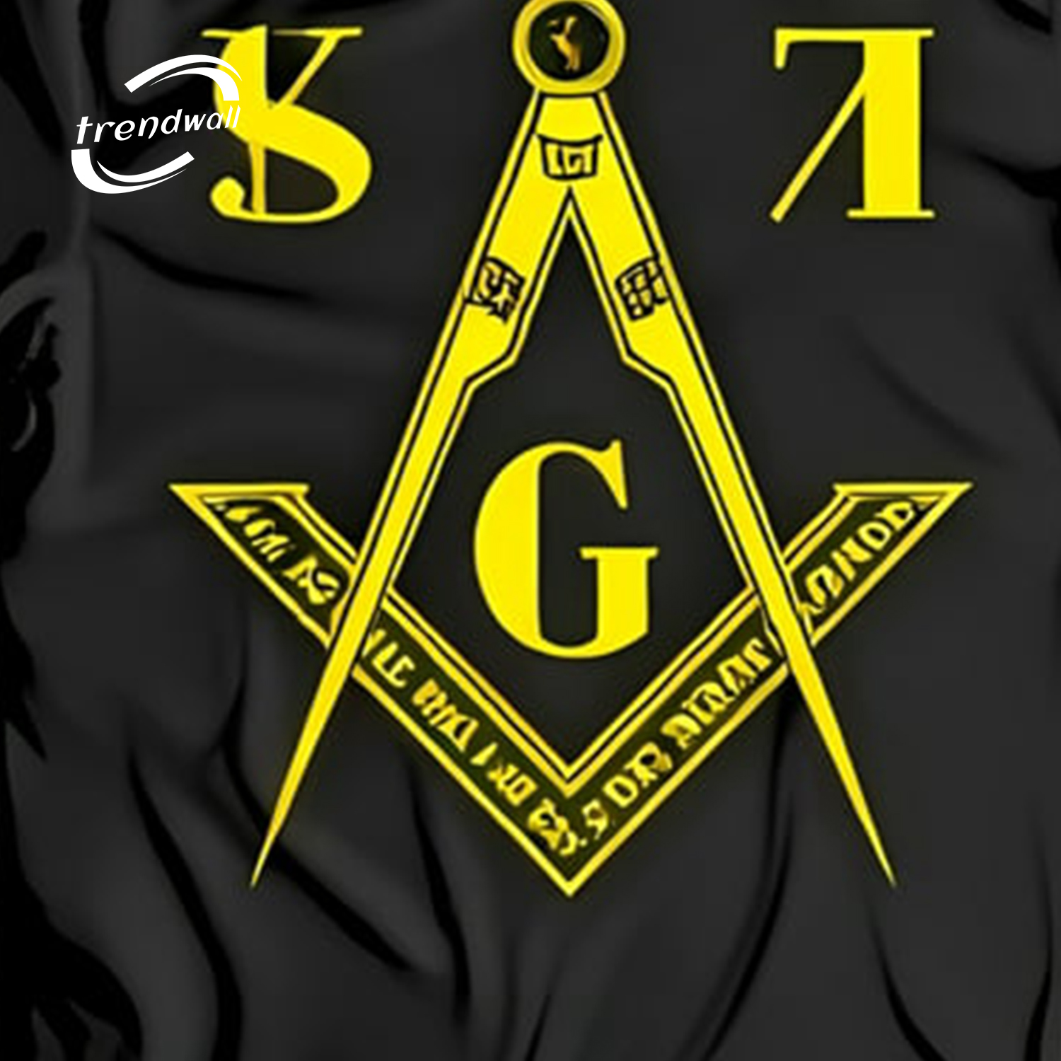 Masonic T-Shirt – Square Graphic with ‘S’ & ‘7’ Design