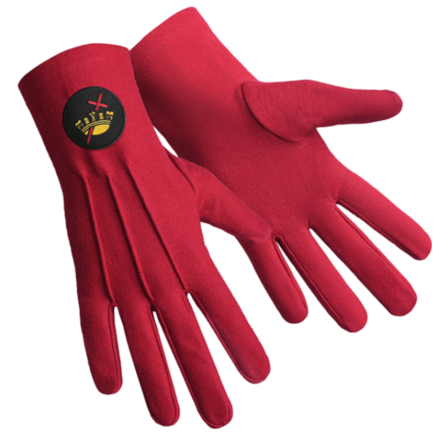 Knights Templar Commandery Gloves
