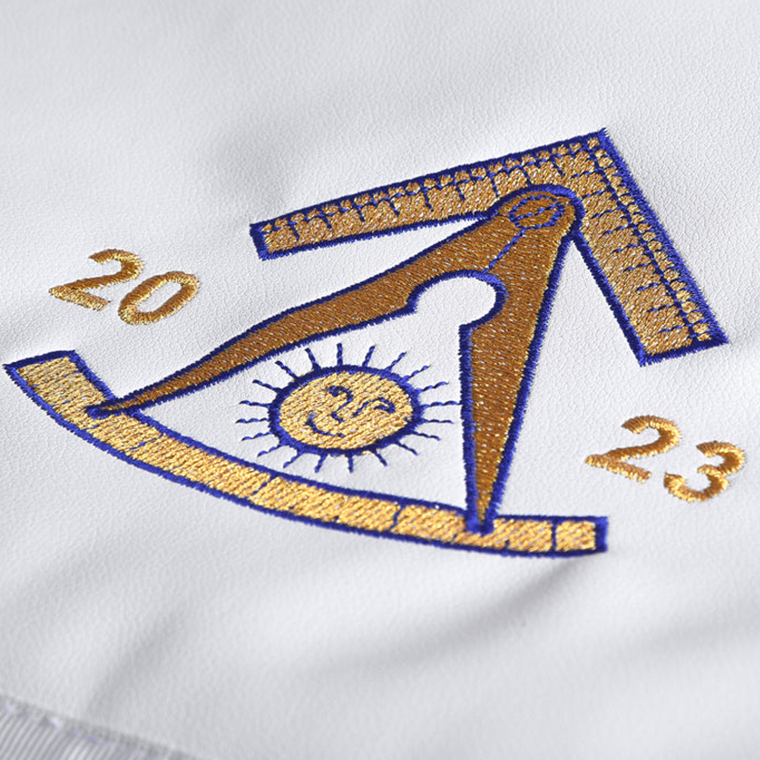 Past Master Blue Lodge California Regulation Apron 