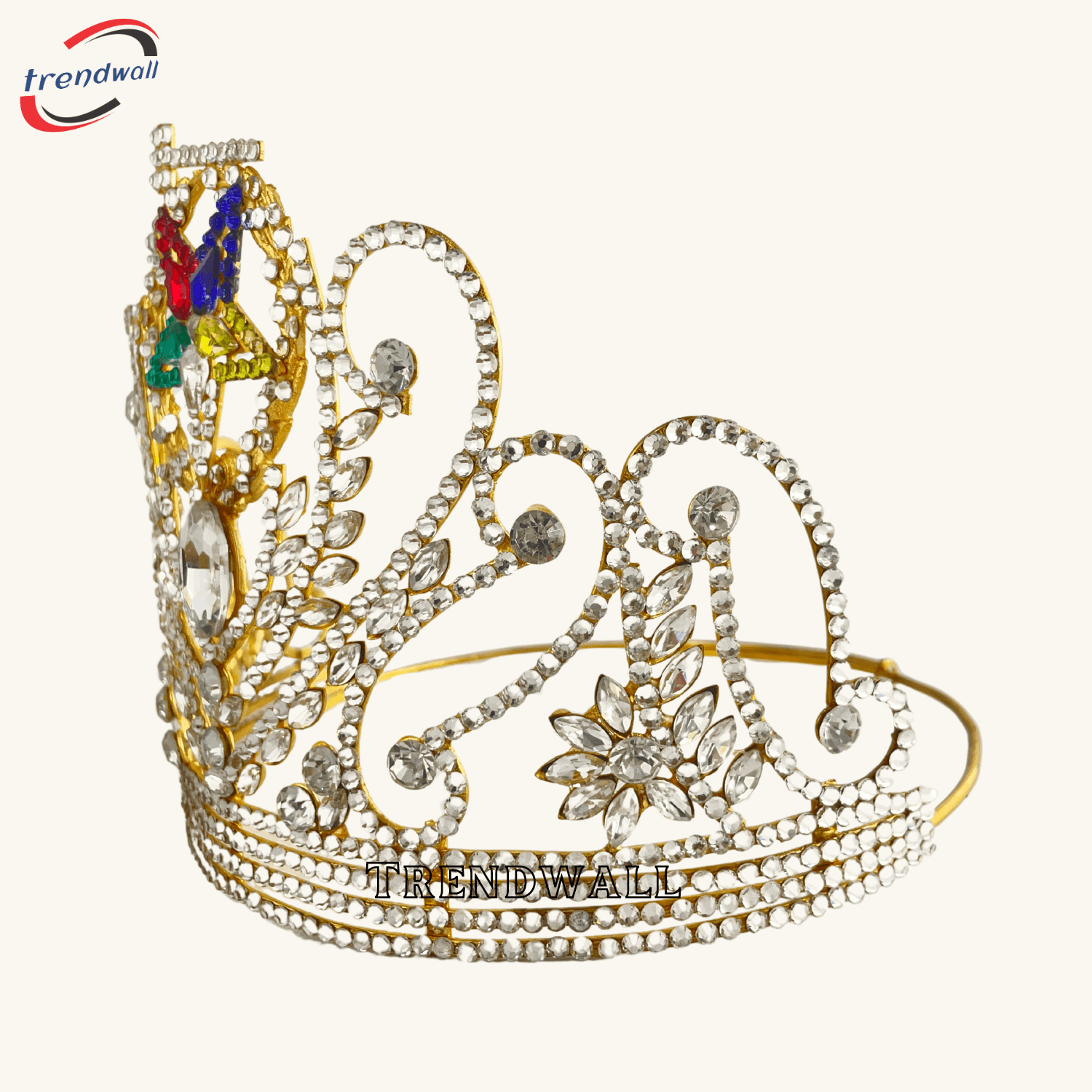 Masonic Crown Gold Tone Adjustable fitting