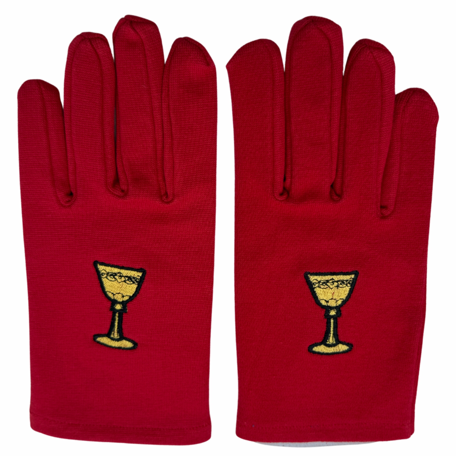 OES Cotton Gloves with Esther Emblem in Red Color