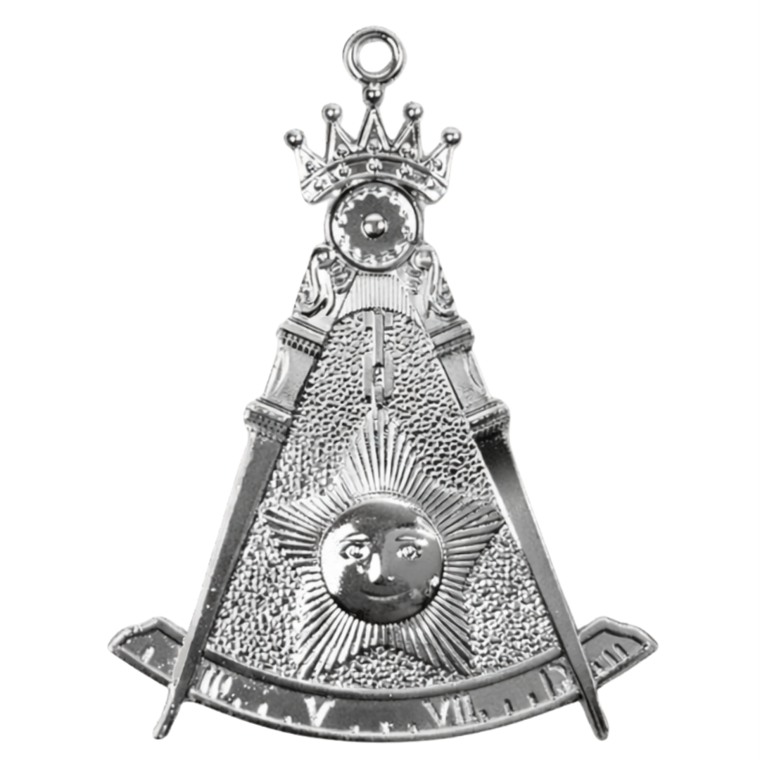 Past Master Blue Lodge Collar Jewel - Silver Craft