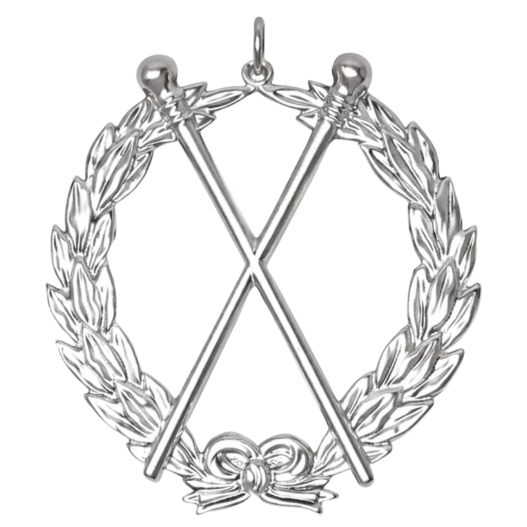 Grand Master of Ceremonies Blue Lodge Officer Collar Jewel Gold Metal