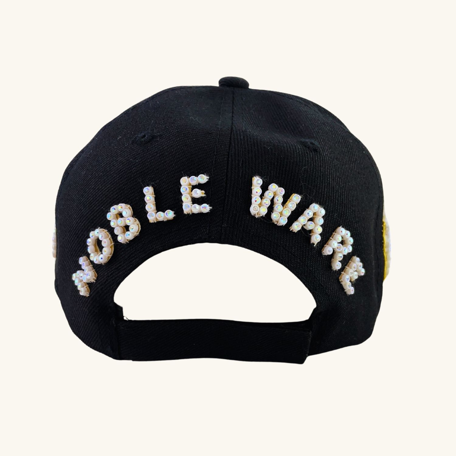 Masonic Baseball Cap – Shriners Black Color Cap, Custom Temple Name With Side Emblems