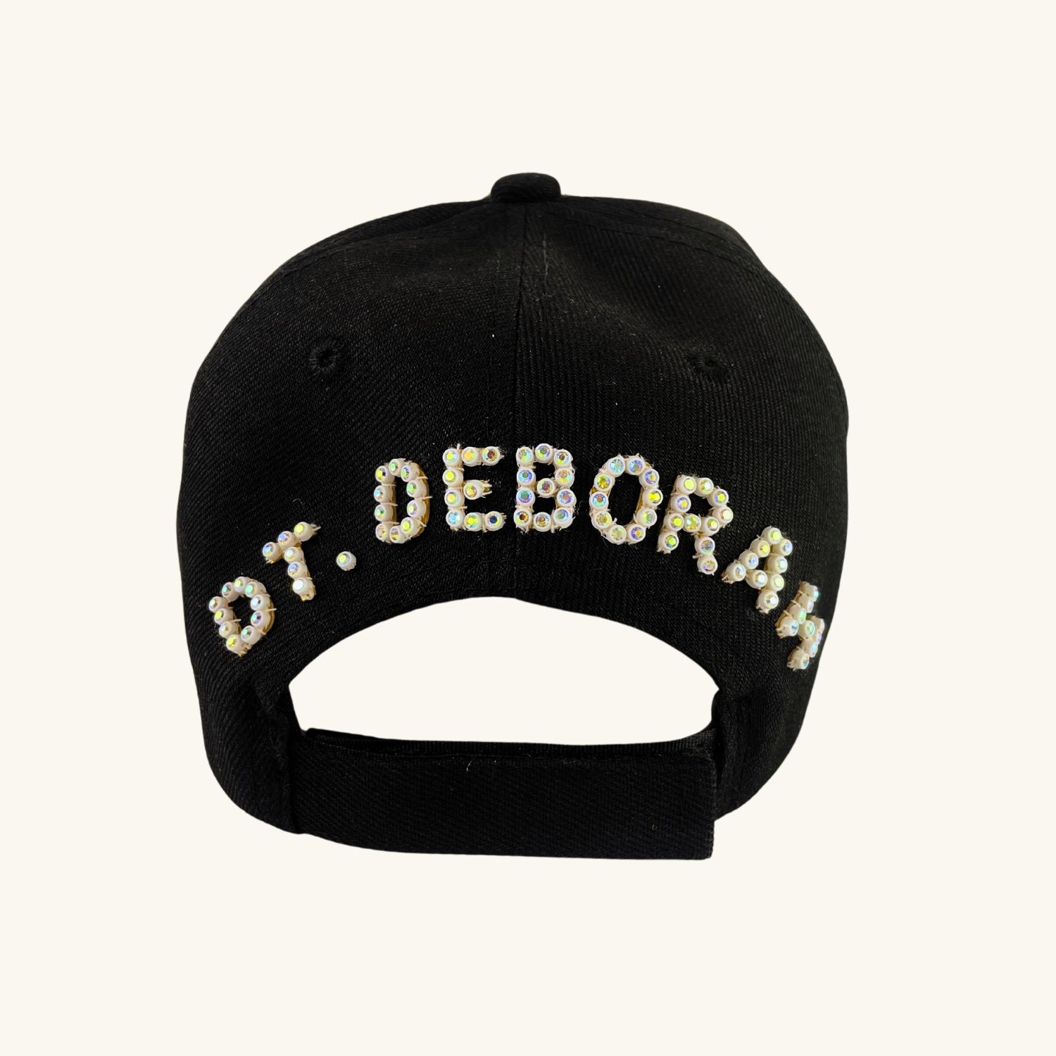 Masonic DOI Baseball Cap in Black – Daughter of ISIS Embroidered Cap, Custom Temple Name