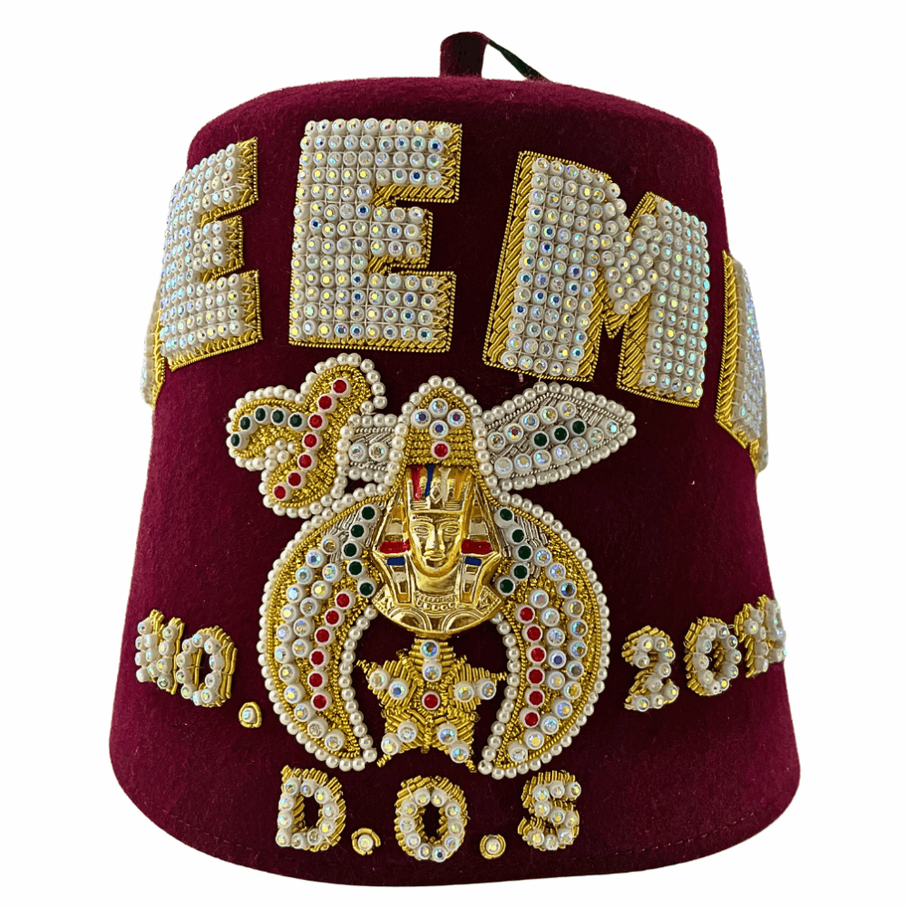 Shriners Burgundy Fez