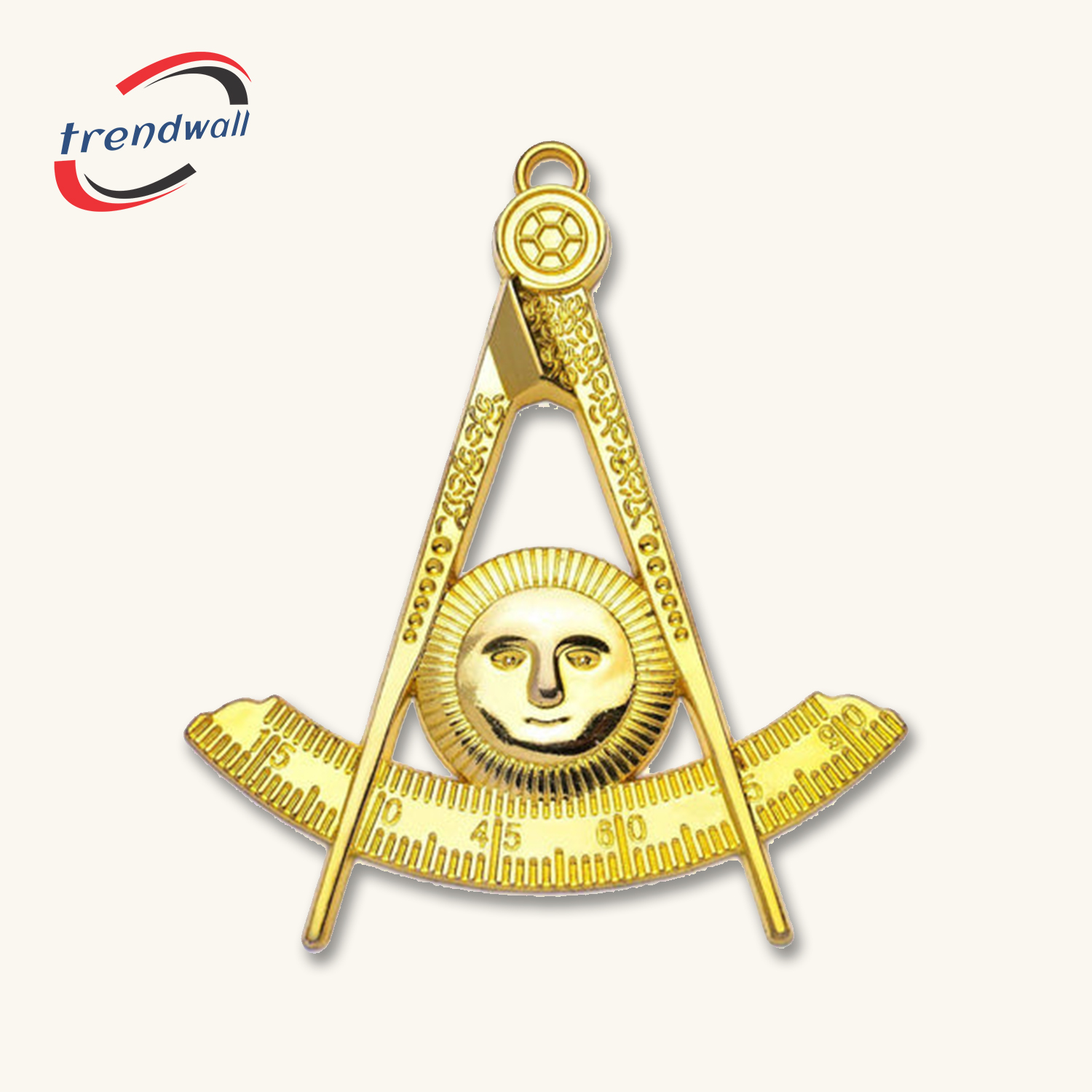 Past Master Blue Lodge Collar Jewel - Gold Plated