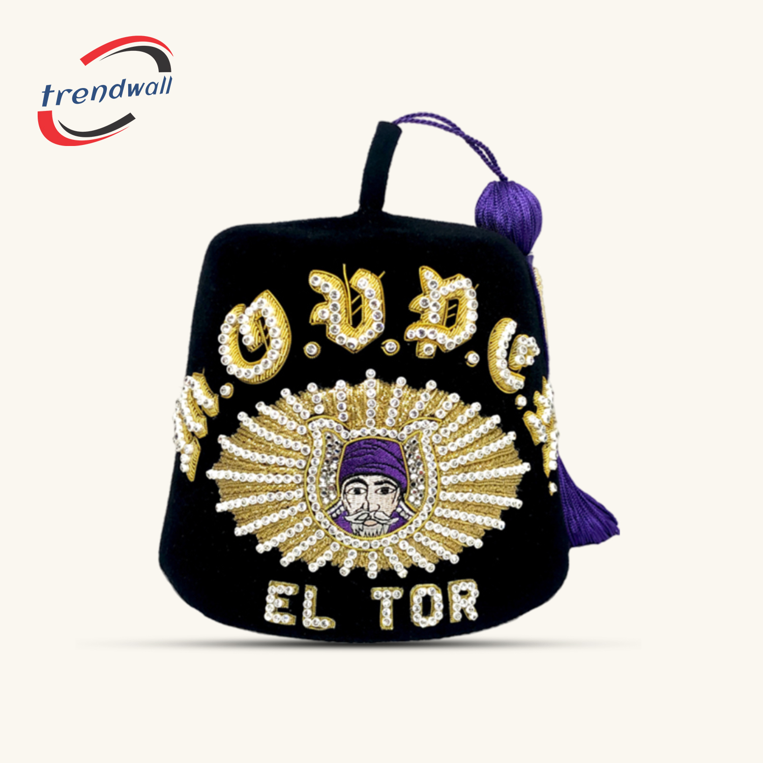 GROTTO Past Monarch Deluxe Bullion and Single Jewel Fez