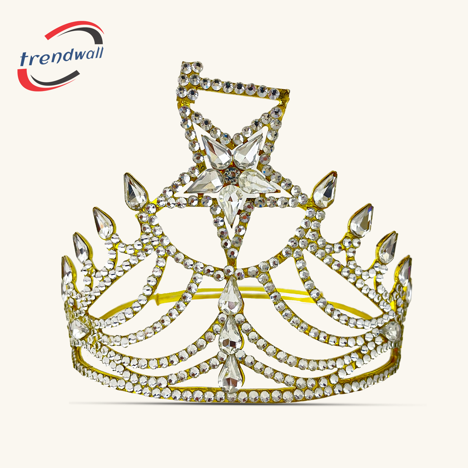 OES Clear Star Crown with Gavel