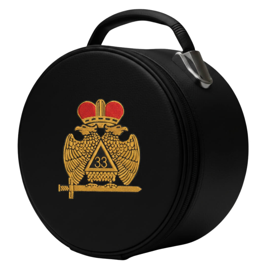 33rd Degree Scottish Rite Crown Cap Case