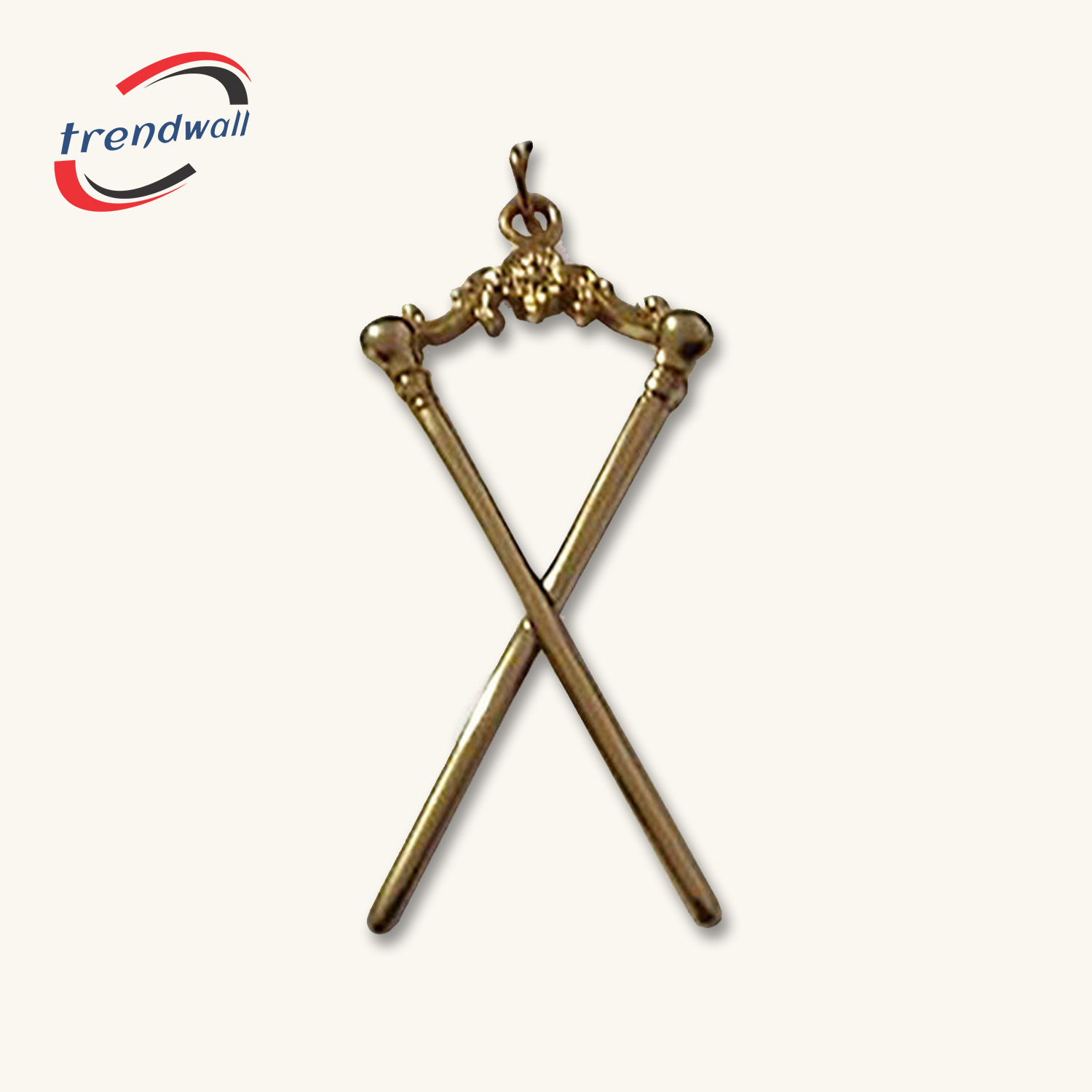 Master of Ceremonies Blue Lodge Officer Collar Jewel - Gold Metal