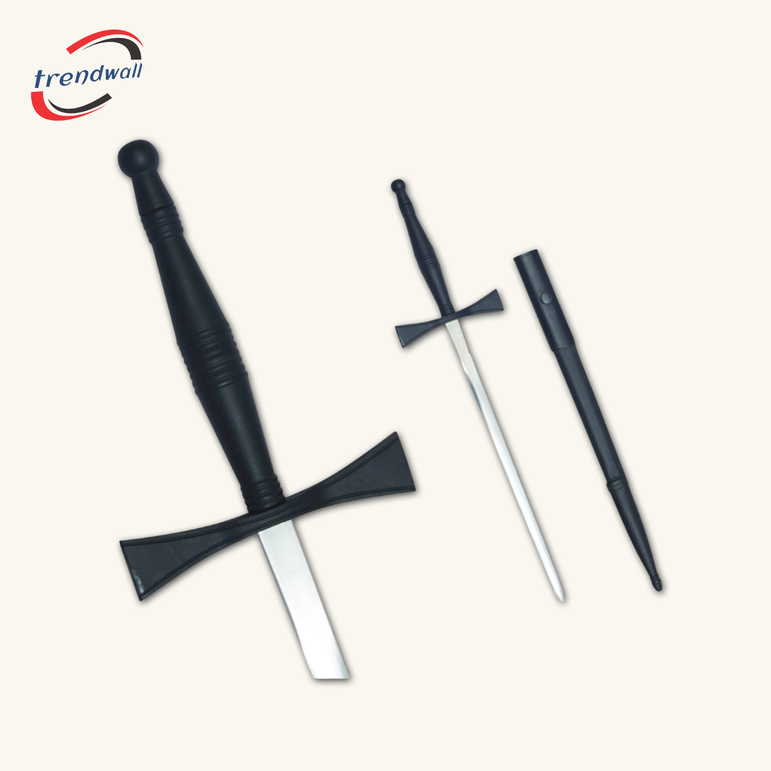 Masonic Dagger - Black Hilt with Black Scabbard