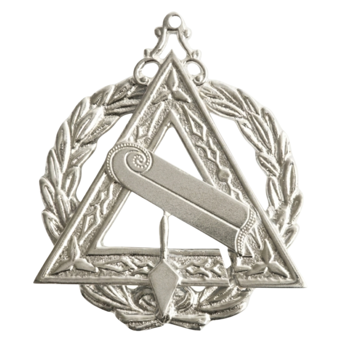 Grand Marshal Royal & Select Masters Officer Collar Jewel Silver Plated