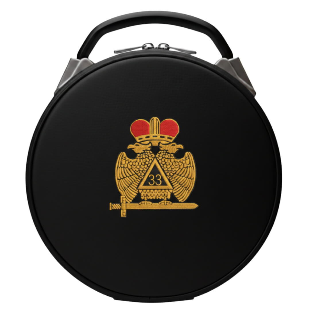 33rd Degree Scottish Rite Crown Cap Case
