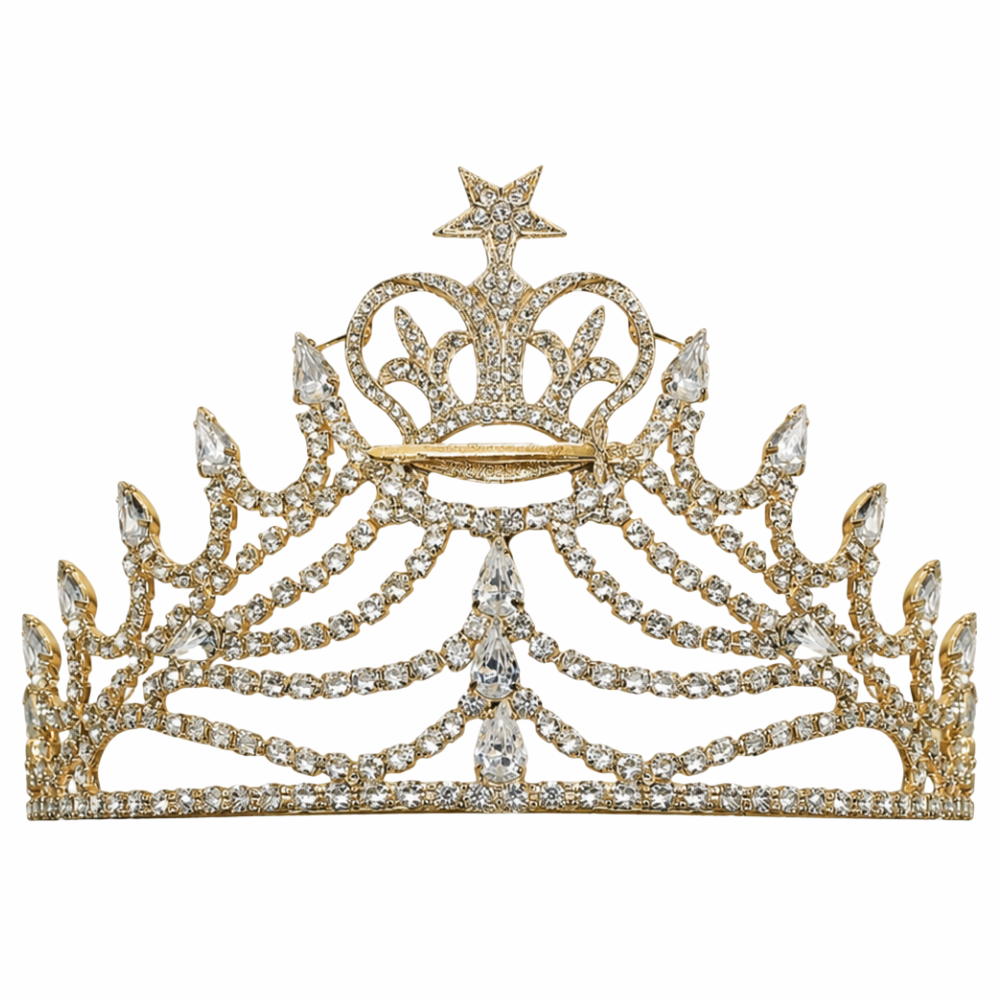 Masonic Amaranth Crown Gold Tone Adjustable Fitting Best Quality