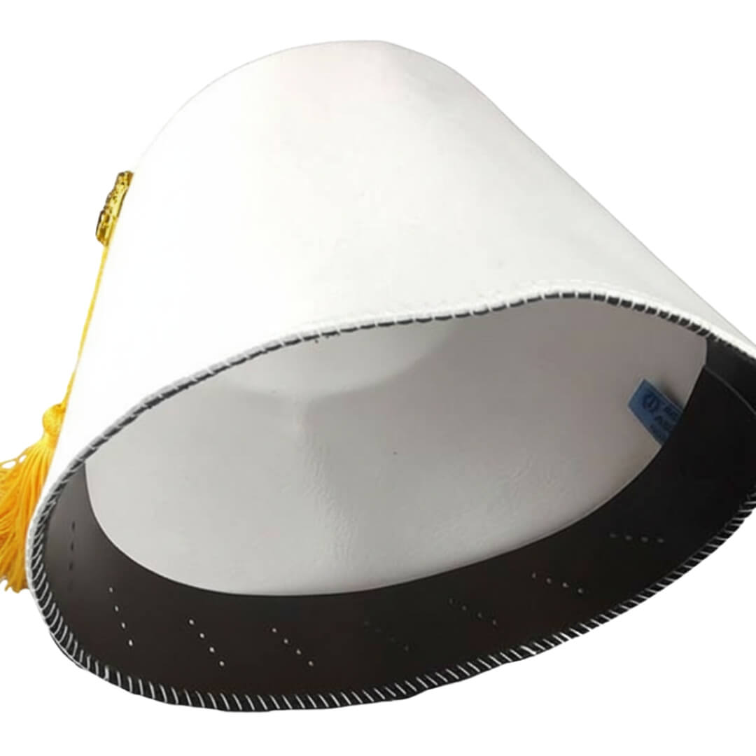 OES Plain Fez with Star & Rhinestone Pin