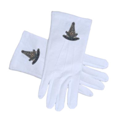 Past Master Blue Lodge Gloves