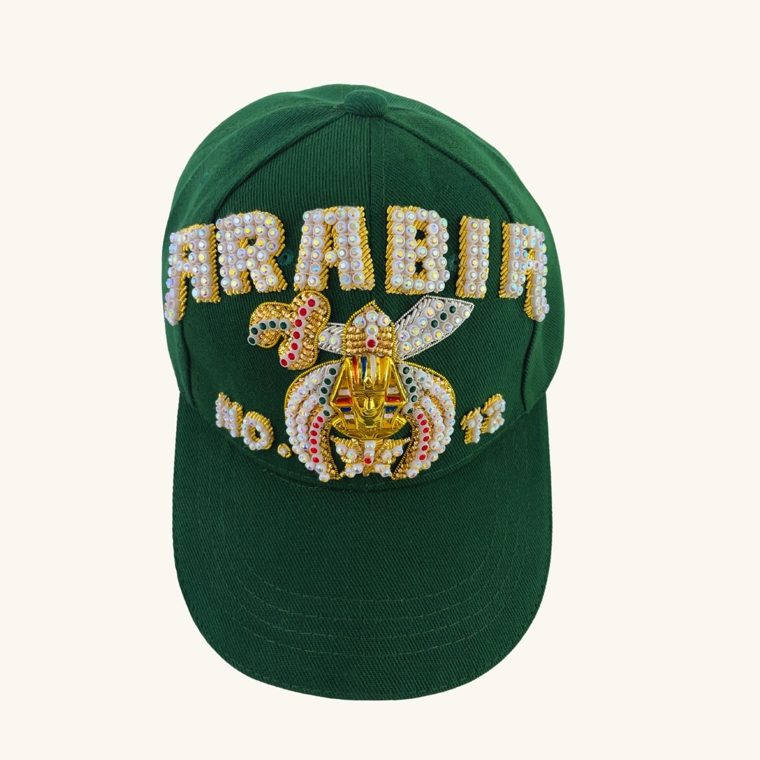 Masonic Shriners Baseball Cap – Double Row With Side Emblems